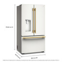 Kitchenaid® Counter-Depth French Door Refrigerator with Intelligent Auto Fill KRFC636SPL
