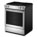 Kitchenaid® 30-Inch 4-Burner Dual Fuel Downdraft Slide-In Range KSDV730TPS