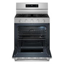 Maytag® 30-Inch Wide Freestanding Gas Range with Grill Mode and No Preheat Air Fry - 5.0 Cu. Ft. MFGS7030SZ
