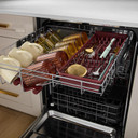 Kitchenaid® 360° Max Jets™ Third Rack Dishwasher with Stemware Shield and Stemware Clips, 44 dBA KDTS434SPS