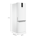 Whirlpool® 24-inch Wide Bottom-Freezer Refrigerator - 12.9 cu. ft. WRB533CZJW