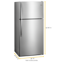 Whirlpool® 28-inch Wide Top Freezer Refrigerator - 14 cu. ft. WRT134TFDM