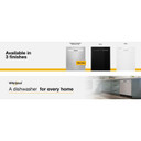 Whirlpool® Quiet Dishwasher with Boost Cycle and Pocket Handle WDP540HAMZ