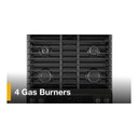 5.0 Cu. Ft. Whirlpool® Gas Range with Frozen Bake™ Technology WEG515S0LV