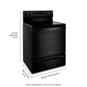 5.3 Cu. Ft. Whirlpool® Electric 5-in-1 Air Fry Oven YWFE550S0LB