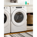 Whirlpool® 7.4 cu.ft Front Load Electric Dryer with Intiutitive Touch Controls, Advanced Moisture Sensing YWED5620HW