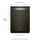 Whirlpool® Large Capacity Dishwasher with 3rd Rack WDT750SAKV