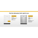Whirlpool® Quiet Dishwasher with Boost Cycle and Pocket Handle WDP540HAMW