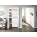 Whirlpool® 4.0 cu.ft I.E.C. Gas Stacked Laundry Center 9 Wash cycles and AutoDry™ WGT4027HW