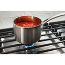Whirlpool® 30-inch Gas Cooktop with EZ-2-Lift™ Hinged Cast-Iron Grates WCGK5030PB