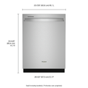Whirlpool® Large Capacity Dishwasher with 3rd Rack WDT750SAKZ
