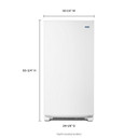 Maytag® 18 cu. ft. Frost Free Upright Freezer with LED Lighting MZF34X18FW