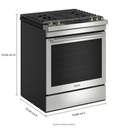 Maytag® 30-Inch Wide Slide-In Gas Range With Air Fry - 5.8 Cu. Ft. MGS8800PZ