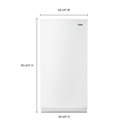 Maytag® 16 cu. ft. Frost Free Upright Freezer with FastFreeze Option MZF34X16DW