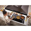 Kitchenaid® 36" Island-Mount, 3-Speed Canopy Hood KVIB606DBS