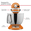 Kitchenaid® 2021 Color of the Year Honey Stand Mixer KSM175PSHY