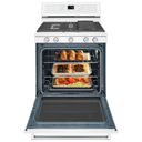 Kitchenaid® 30-Inch 5-Burner Gas Convection Range KFGG500EWH