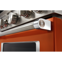 KitchenAid® 30'' Smart Commercial-Style Gas Range with 4 Burners KFGC500JSC