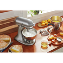 Kitchenaid® Artisan® Series 5 Quart Tilt-Head Stand Mixer with Premium Accessory Pack KSM195PSCU
