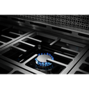 KitchenAid® 48'' Smart Commercial-Style Gas Range with Griddle KFGC558JYP