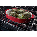 Kitchenaid® 30-Inch 5-Burner Gas Slide-In Convection Range KSGG700ESS