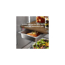 Kitchenaid® 23.8 cu. ft. 36" Counter-Depth French Door Platinum Interior Refrigerator with PrintShield™ Finish KRFC704FPS