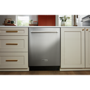 Kitchenaid® 23.8 cu. ft. 36 Counter-Depth French Door Platinum Interior Refrigerator with PrintShield™ Finish KRFC704FPS