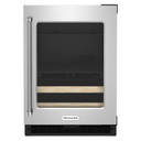 Kitchenaid® 24" Beverage Center with Glass Door and Wood-Front Racks KUBR214KSB Kitchenaid® 24" Beverage Center with Glass Door and Wood-Front Racks KUBR214KSB