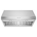 Kitchenaid® 36" 585 or 1170 CFM Motor Class Commercial-Style Wall-Mount Canopy Range Hood KVWC906KSS