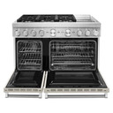 KitchenAid® 48'' Smart Commercial-Style Dual Fuel Range with Griddle KFDC558JMH