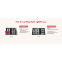 Kitchenaid® 30" 4 Burner Gas Downdraft Cooktop KCGD500GSS