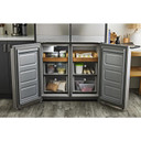 Kitchenaid® 19.4 cu. ft. 36-inch wide Counter-Depth 4-Door Refrigerator with PrintShield™ Finish KRQC506MPS Kitchenaid® 19.4 cu. ft. 36-inch wide Counter-Depth 4-Door Refrigerator with PrintShield™ Finish KRQC506MPS