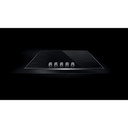 Jennair® 36" Lustre Stainless Radiant Glass Cooktop with Halo-Effect Knobs JEC3536HS Jennair® 36" Lustre Stainless Radiant Glass Cooktop with Halo-Effect Knobs JEC3536HS