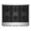 Jennair® 36" NOIR™ Dual-Fuel Professional-Style Range JDRP436HM