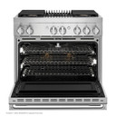 Jennair® 36" NOIR™ Dual-Fuel Professional-Style Range JDRP636HM