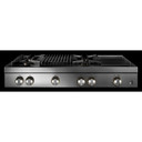 Jennair® 48" RISE™ Gas Professional-Style Rangetop with Chrome-Infused Griddle and Gas Grill JGCP748HL