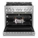 Jennair® 36" NOIR™ Gas Professional-Style Range JGRP436HM