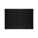 Jennair® 30 Oblivion Glass Electric Radiant Downdraft Cooktop with Tap Touch Controls JED4430KB