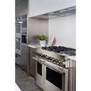 Jennair® 48" RISE™ Dual-Fuel Professional-Style Range with Chrome-Infused Griddle JDRP548HL