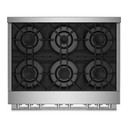 Jennair® 36" RISE™ Gas Professional-Style Range JGRP436HL