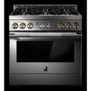 Jennair® 36" RISE™ Gas Professional-Style Range JGRP436HL