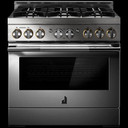 Jennair® 36" RISE™ Gas Professional-Style Range JGRP436HL