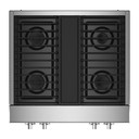 Jennair® 30" NOIR™ Gas Professional-Style Rangetop JGCP430HM