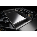 Jennair® 48" NOIR™ Gas Professional-Style Range with Chrome-Infused Griddle and Infrared Grill JGRP748HM