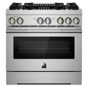 Jennair® RISE™ 36 Dual-Fuel Professional Range with Gas Grill JDRP636HL