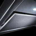 Jennair® Lustre Stainless 36" Pyramid Style Island Mount Canopy Hood JXI8536HS
