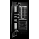 Jennair® 24 Built-In Column Freezer with NOIR™ Panel Kit, Left Swing JKCPL241GM
