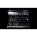 Jennair® 48" RISE™ Gas Professional-Style Range with Chrome-Infused Griddle JGRP548HL