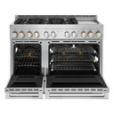 Jennair® 48" RISE™ Gas Professional-Style Range with Chrome-Infused Griddle JGRP548HL