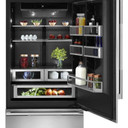 Jenn-Air® 36” Fully Integrated Built-In Bottom-Freezer Refrigerator (Right-Hand Door Swing) JB36NXFXRE